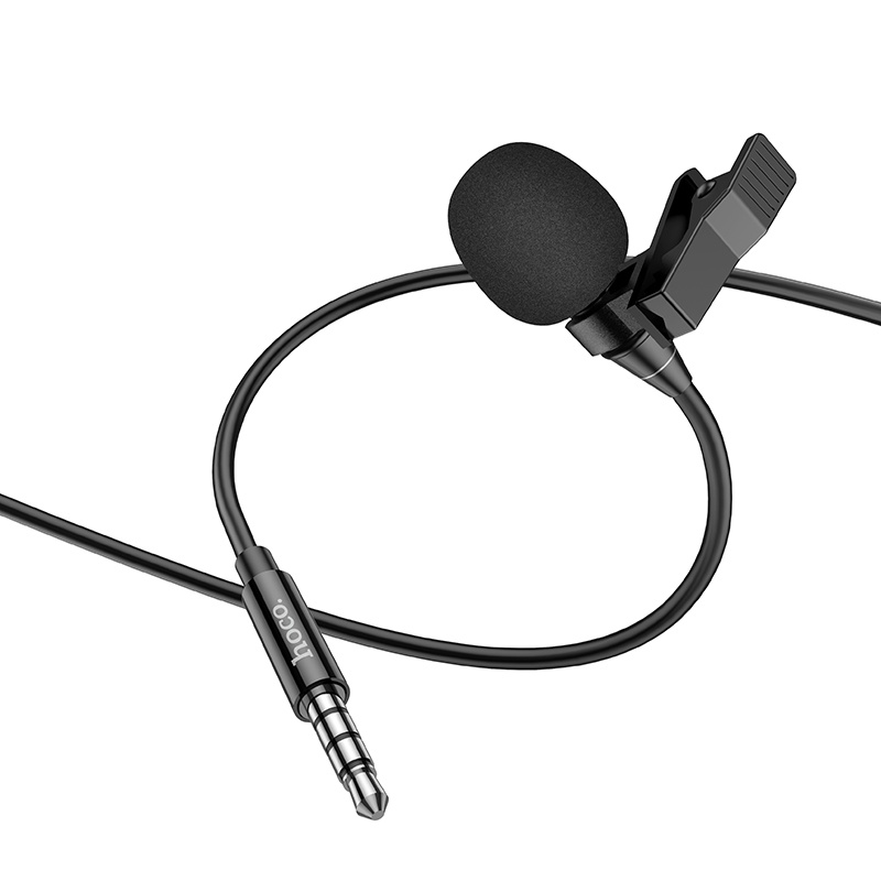 Micro cài áo HOCO. L14 3.5mm cao cấp thích hợp cho điện thoại / máy ảnh