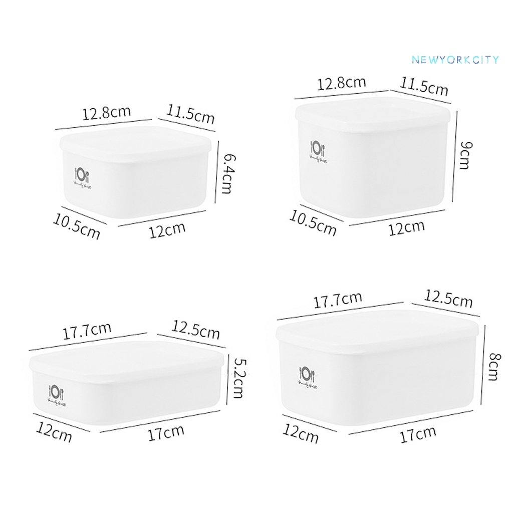 Hộp Đựng Thức Ăn Trưa Bằng Nhựa PP Có Thể Xếp Chồng Tiện Dụng