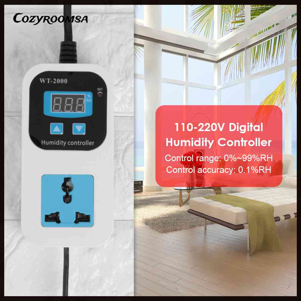 Ổ Cắm Cảm Biến Độ Ẩm 110-220V