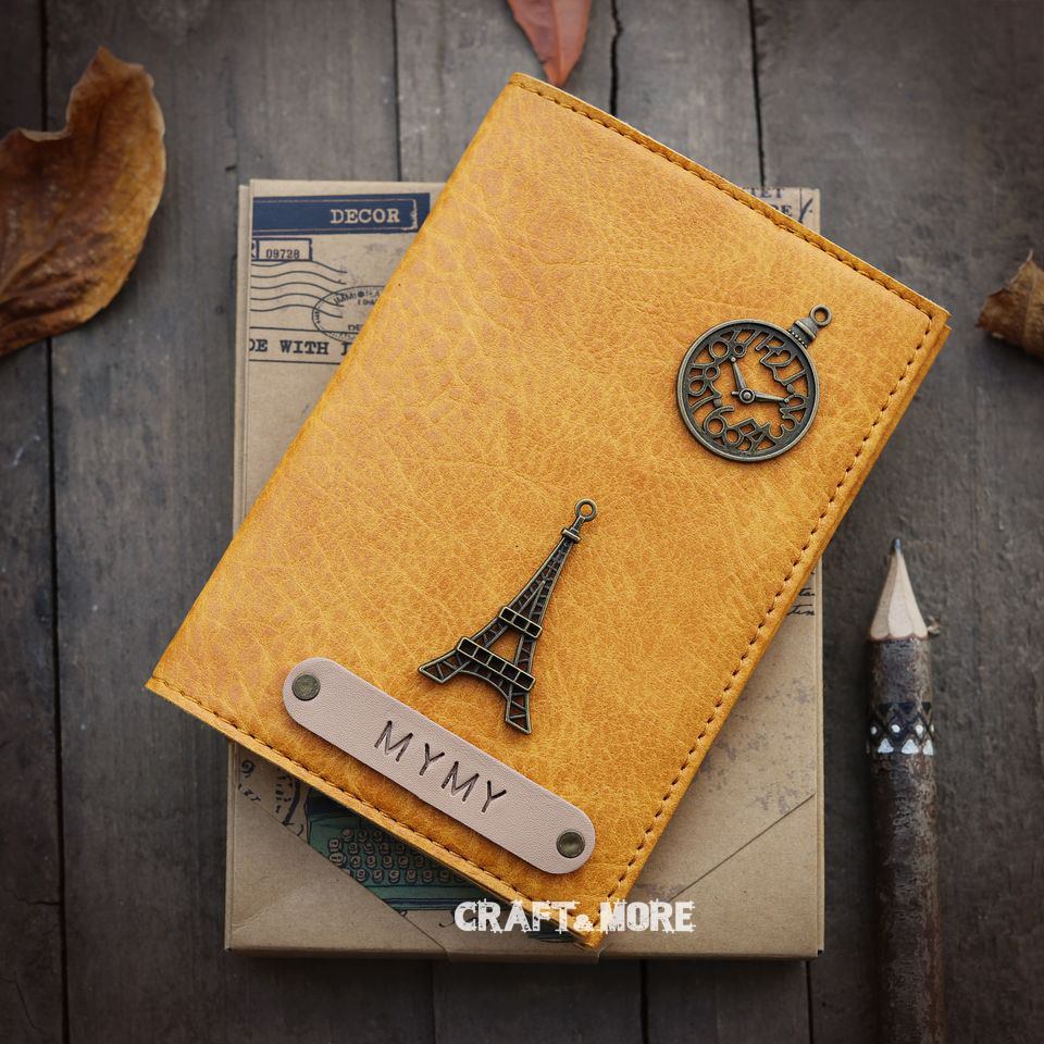 Bao da passport Nâu Nhạt + hơn 20 màu khác