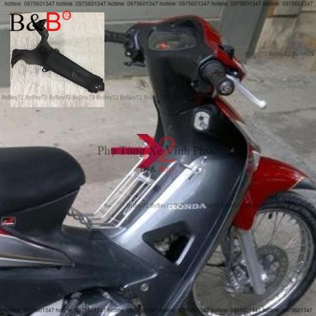 Ốp ống yếm chính, Yếm ổ khoá WAVE A 100 , RS - chính hãng honda việt namsale 5%
