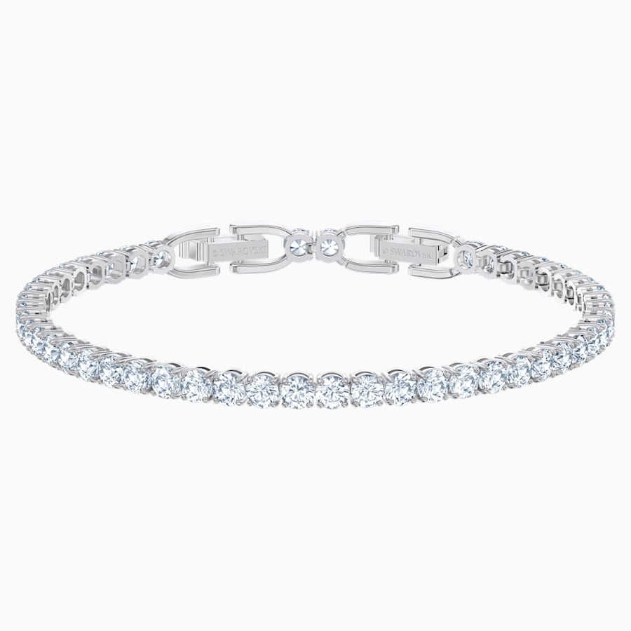 Vòng đeo tay quần vợt tinh thể khảm các yếu tố Swarovski hàng đầu trang web chính thức của cùng một đoạn đầy khoan khoan