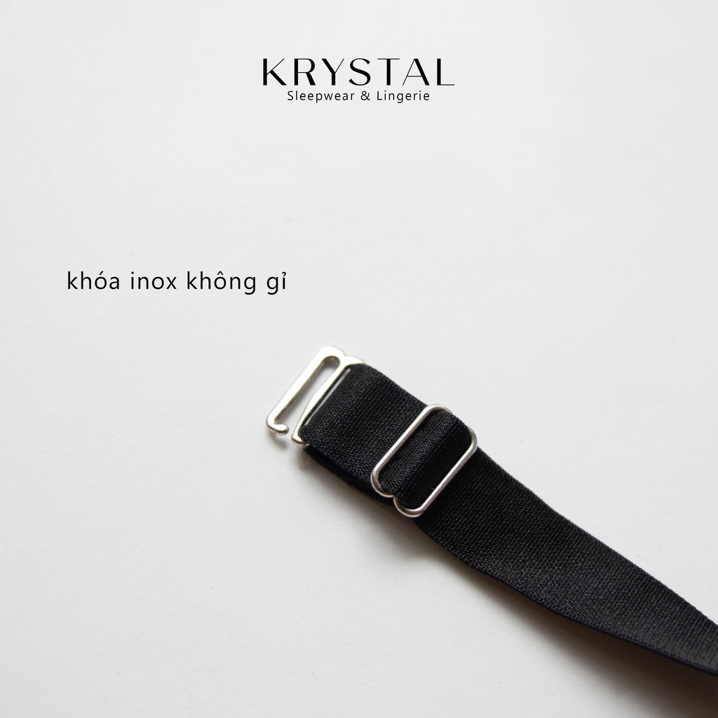 Áo lót ren không gọng mút vừa nâng ngực màu đen sexy gợi cảm KRYSTAL Bra Cord KB05-A | BigBuy360 - bigbuy360.vn