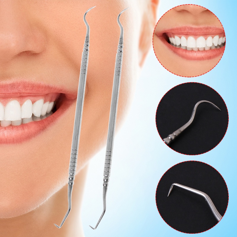 [Hàng mới về] Dụng cụ vệ sinh răng miệng hai đầu tiện lợi