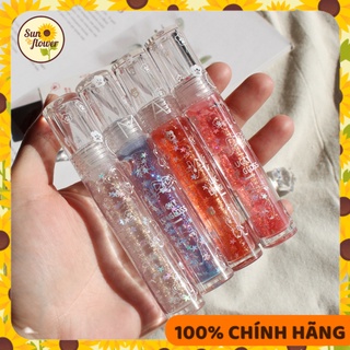 Son bóng nhũ siêu hot OMGA Lucky Crystal Lip Gloss (OG18)