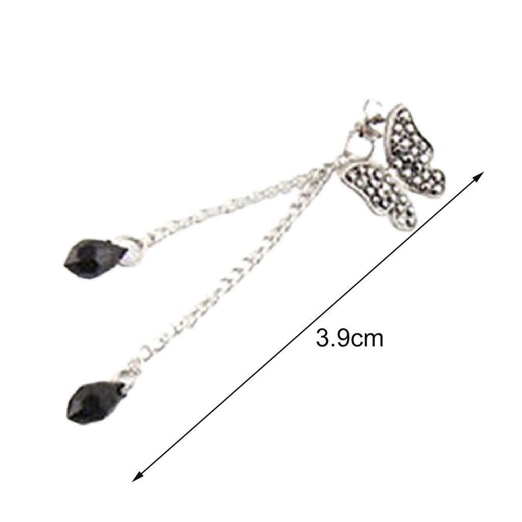 Hoa tai hình bướm đính đá thời trang cho nữ