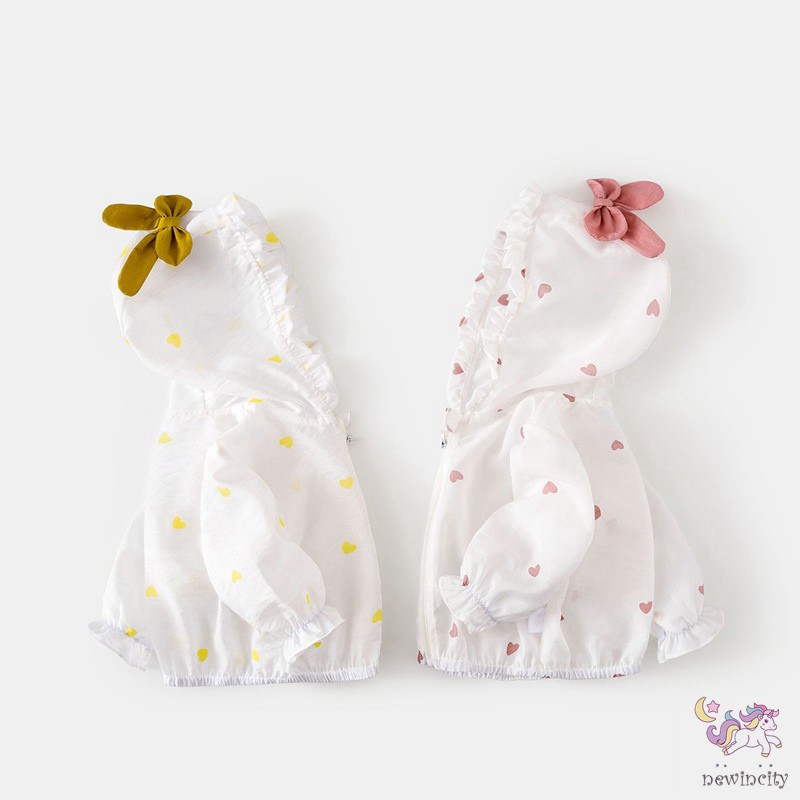 Áo Khoác Chống Nắng Thoáng Mát Thời Trang Mùa Hè Dành Cho Bé Gái