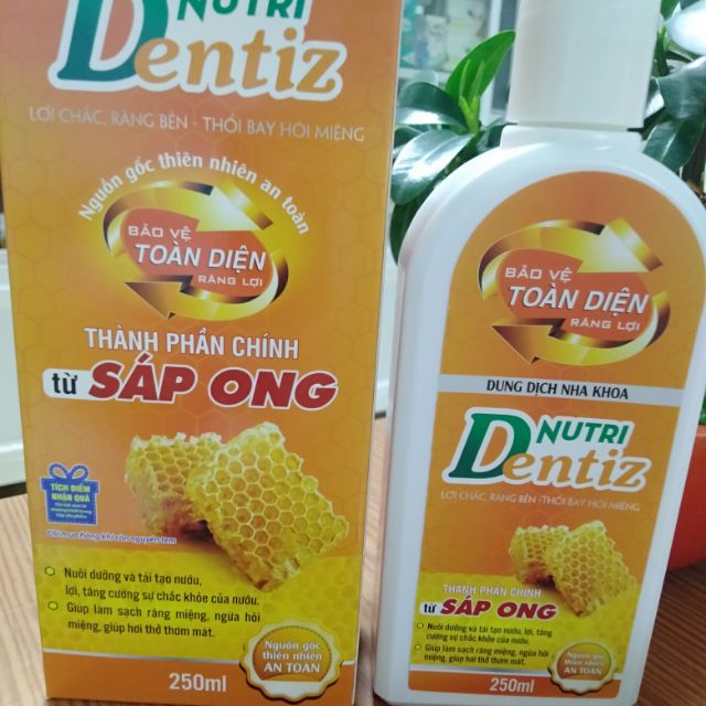 (CHÍNH HÃNG) NUTRIDENTIZ nước súc miệng