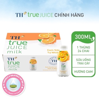 NƯỚC UỐNG SỮA TRÁI CÂY CAM TỰ NHIÊN – TH TRUE JUICE MILK (24 chai)