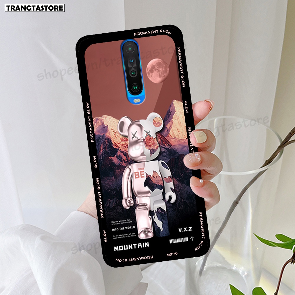 Ốp Xiaomi Redmi K20 / K20 Pro - K30 / K30 5G in hình gấu Bearbrick,Mountain,xanh,đen,đỏ giá rẻ