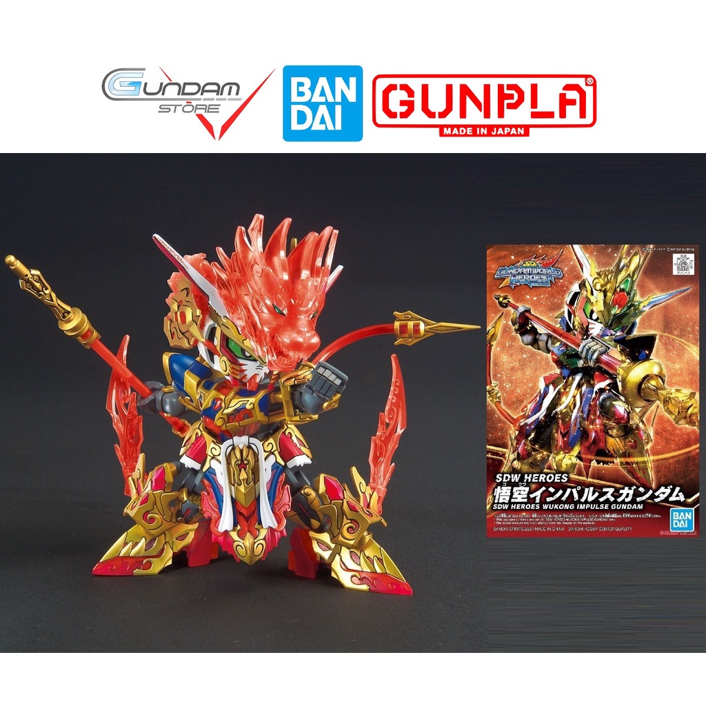 Mô Hình Gundam SD Wukong Impulse SDW Heroes Bandai Đồ Chơi Lắp Ráp Anime Nhật