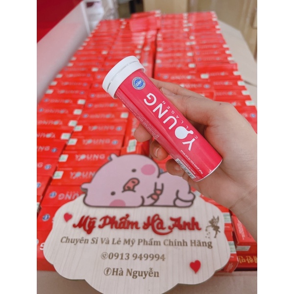 YOUNG COLLAGEN viên sủi tăng sinh COLLAGEN chống lão hoá hỗ trợ đẹp da