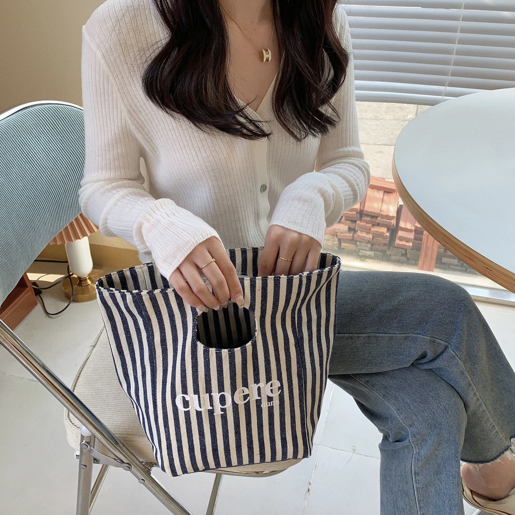 Túi Vải Đựng Cơm Trưa Thân Thiện Với Môi Trường Thiết Kế Mới Đơn Giản Thời Trang Theo Phong Cách