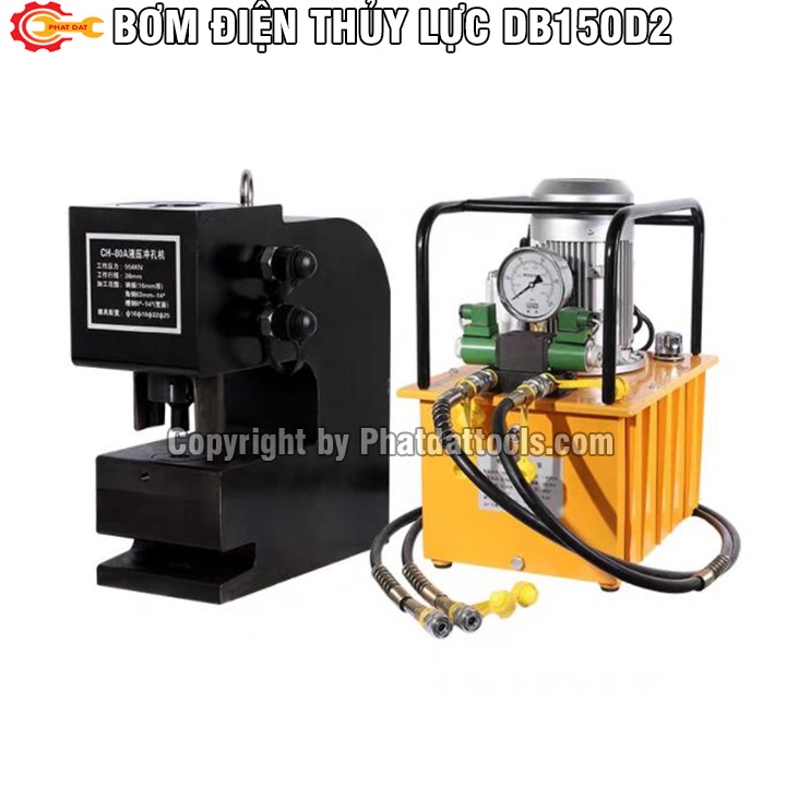 Bơm Điện Thủy Lực DB150D2-Van từ 2 đường dầu-Công suất 1500W-Bảo hành 6 tháng