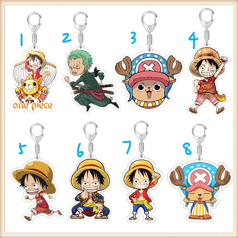Móc Khóa Acrylic Hình Nhân Vật Luffy Trong Phim Hoạt Hình One Piece