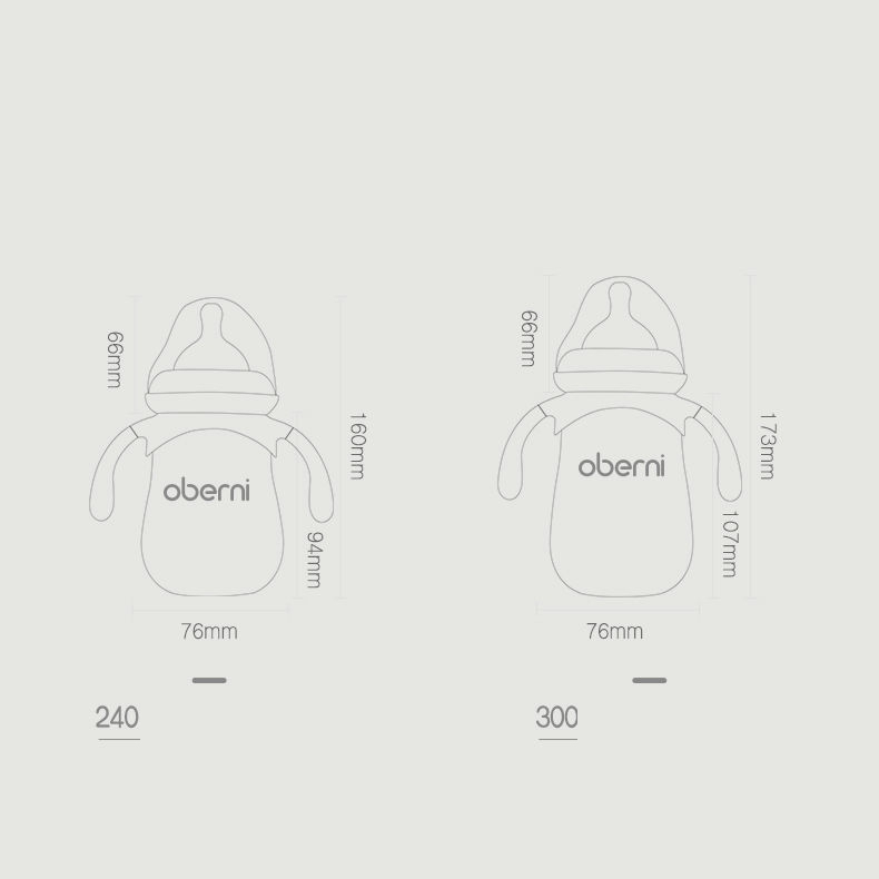 Bình Sữa Có Tay Cầm Chống Tràn Chất Lượng Cao Dành Cho Bé