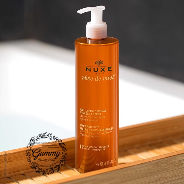 Sữa rửa mặt Nuxe Mật Ong - Làm sạch dịu nhẹ, lành tính