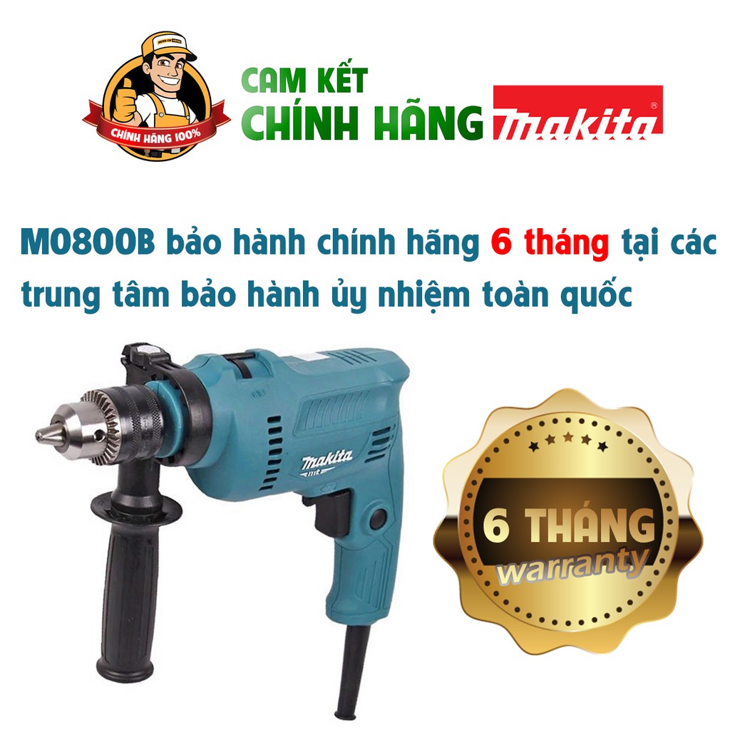 Máy khoan cầm tay mini,Máy khoan Makita chính hãng m0800b 10mm.