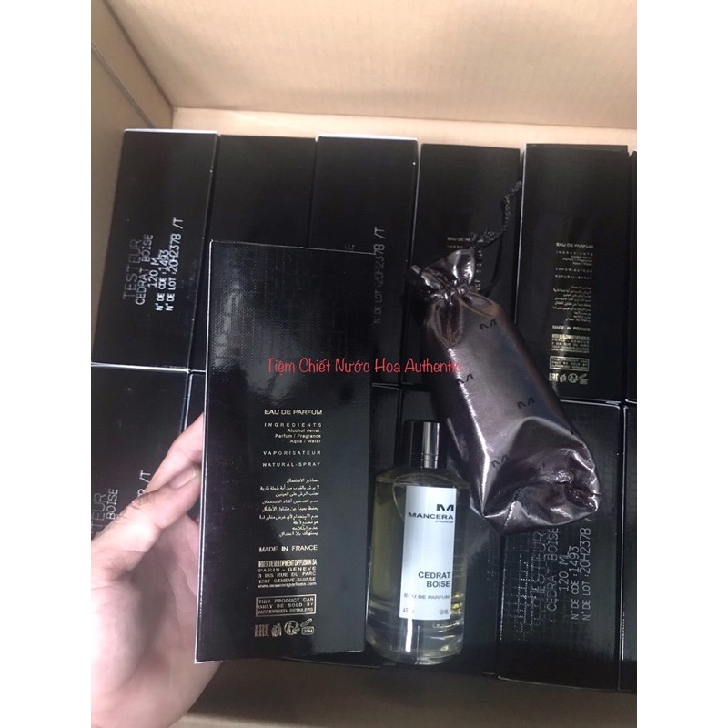 Tiemchietnuochoa_Nước Hoa Nam Tester Mancera Paris Cedat Boise EDP 120ml (box như hình ) | BigBuy360 - bigbuy360.vn