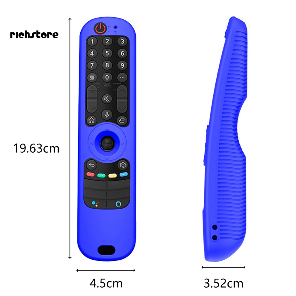 Vỏ silicon mềm bảo vệ điều khiển TV thông minh LG AN-MR21GA/LG AN-MR21GC/ AN-MR21N nhiều màu tùy chọn
