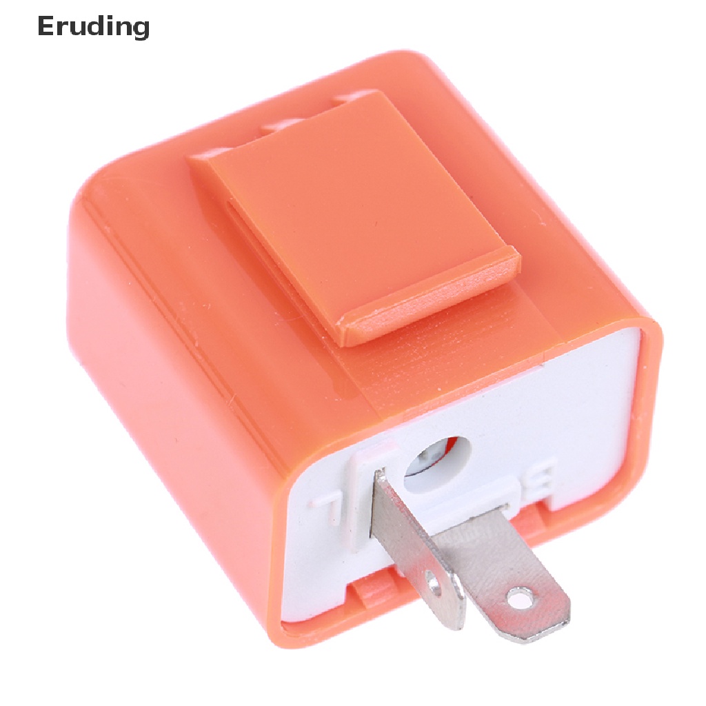 Rơ Le Đèn LED Tín Hiệu Xi Nhan 1x 2-Pin 12V Có Thể Điều Chỉnh Tốc Độ Cho Xe Máy