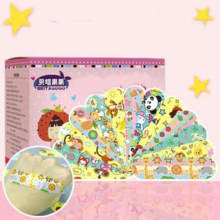 Hộp 120 miếng băng gâu hoạt hình siêu yêu | Hộp urgo, hộp băng gạc y tế