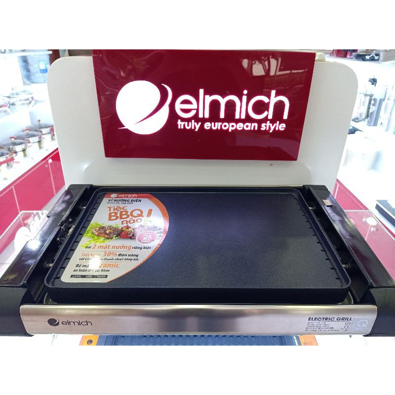 Bếp nướng điện Elmich 2 mặt nhập khẩu Séc 3639