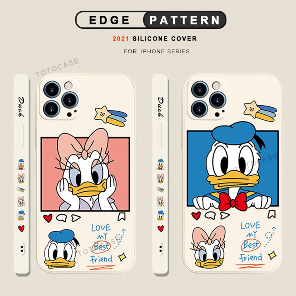 DONALD DUCK ốp điện thoại Mềm In Hình Vịt Donald Cho Iphone 11 / 12 Pro / 12pro / Max / 12mini / 7 / 8 Plus / X / Xs Max / Xr / 7plus / Se 2020