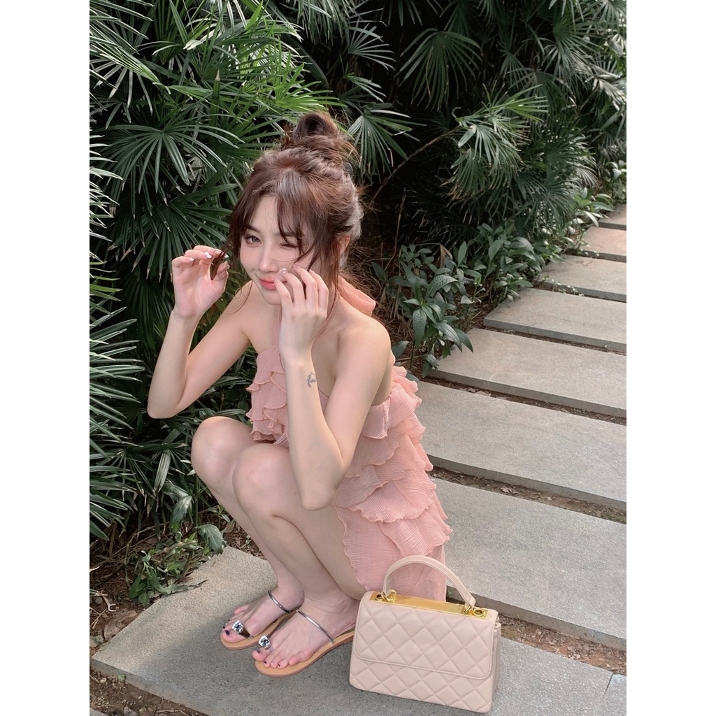Jane Đầm yếm voan tầng Mirabelle Dress