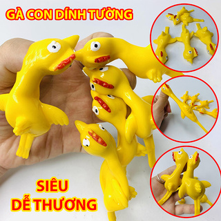 Đồ Chơi Gà Dính Tường Cao Su Vui Nhộn (1 Con) A1057- SIBSO