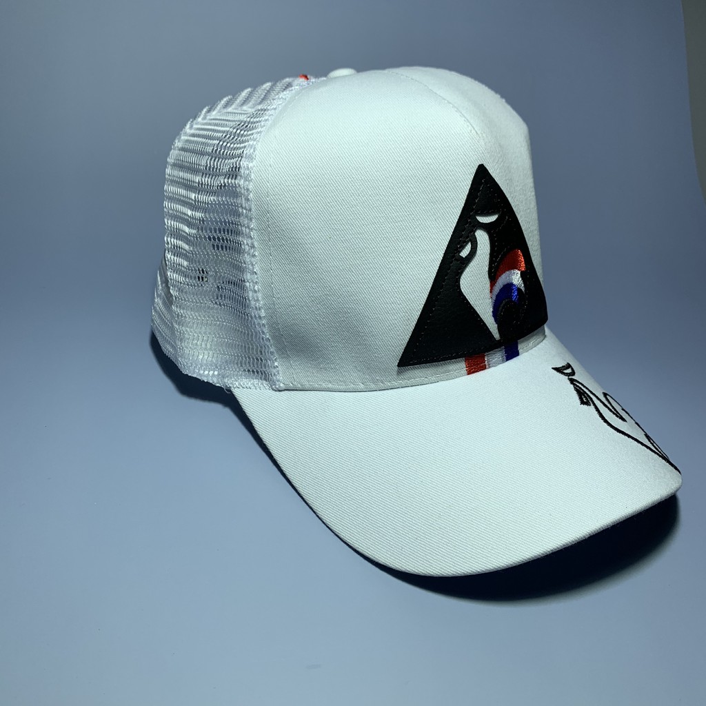 MŨ LƯỠI CHAI NÓN KẾT LƯỚI GÁY LE COQ SPORTIF LOGO GÀ TRỐNG THÊU