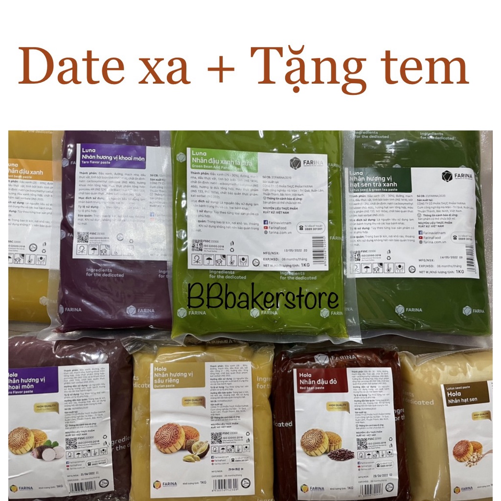 Nhân trung thu Farina nhiều vị