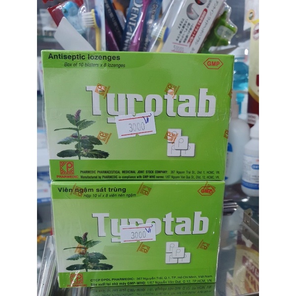 Viên ngậm sát trùng Tyrotab
