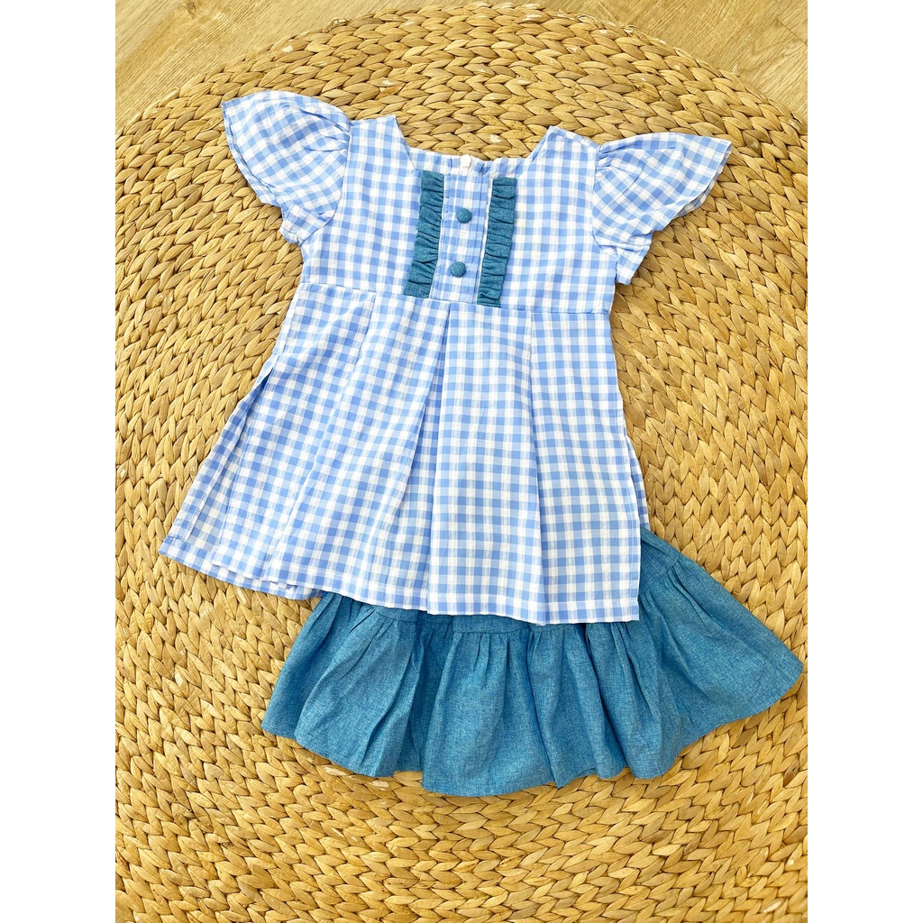 Set Áo dài cách tân bé gái Festival Sora Chan Tay Búp 9kg-46kg SoraChan-M152,M153,M154