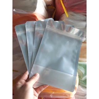 3k- 2 túi zip bạc size 12x17cm đựng 100g bột