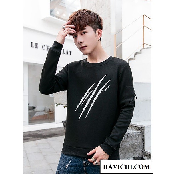 Áo thun nam tay dài 𝐅𝐑𝐄𝐄𝐒𝐇𝐈𝐏Sweater nam nữ 𝐅𝐑𝐄𝐄𝐒𝐇𝐈𝐏 áo thun nam dài tay đen 3 gạch khóa keos