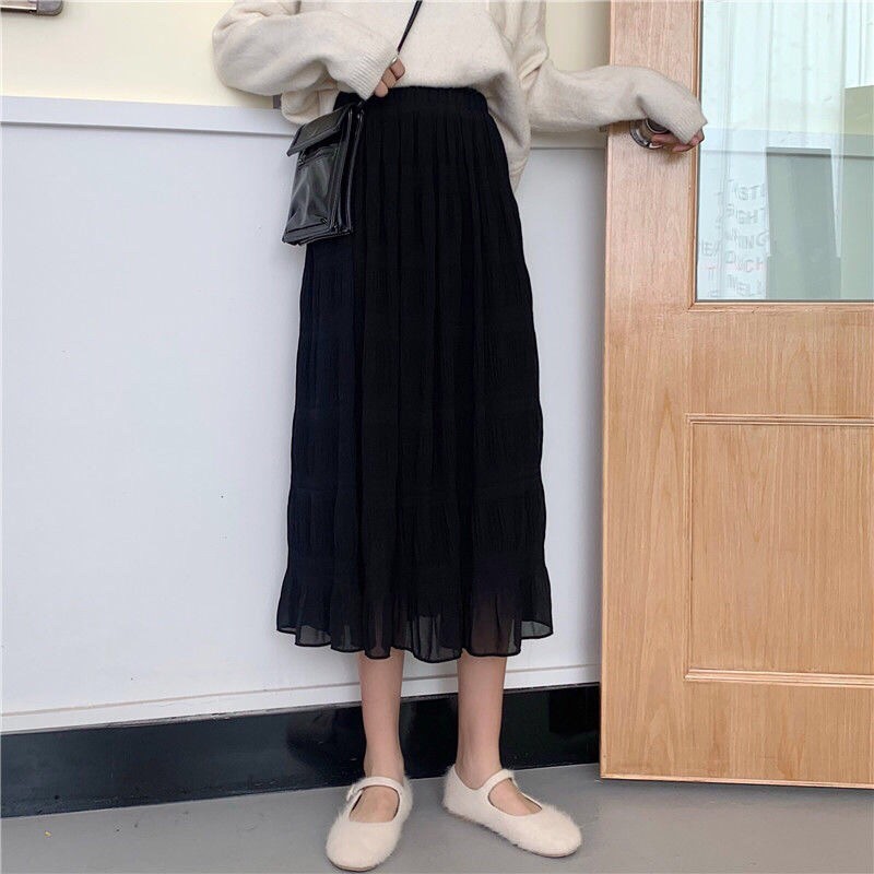 Chân váy maxi lưng cao mặc 4 mùa sành điệu | BigBuy360 - bigbuy360.vn