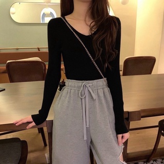 Áo len cổ tim ulzzang nhiều màu