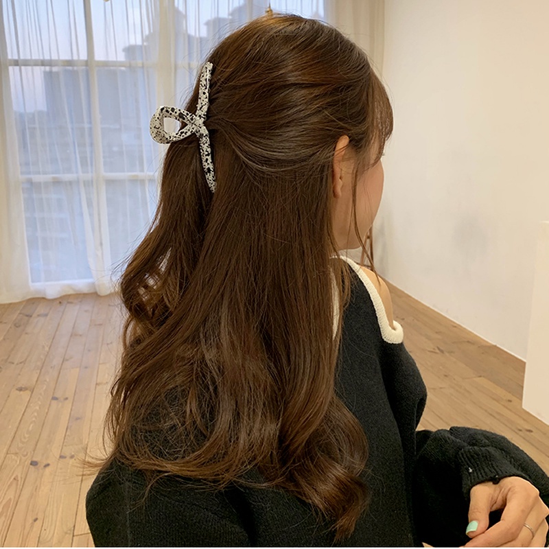 Kẹp tóc acrylic thời trang xu hướng Hàn Quốc