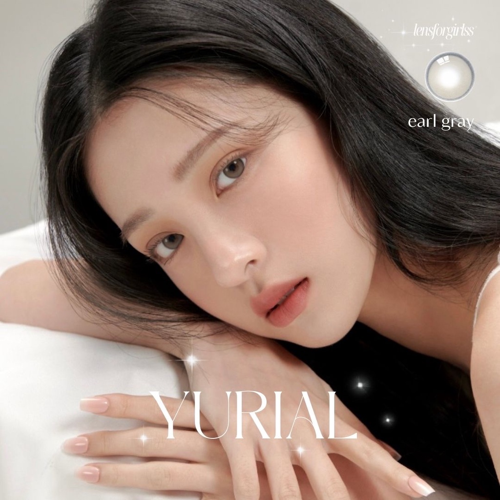 Kính áp tròng 1 NGÀY YURIAL EARL GRAY chính hãng IDOL LENS | Lens 1 ngày