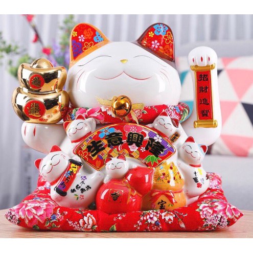 Mèo Thần Tài Vẫy Tay cao 25 cm 🎁FREESHIP🎁  Mèo Chiêu Tài Nhật Bản -Mèo cầu tài lộc May Mắn | BigBuy360 - bigbuy360.vn