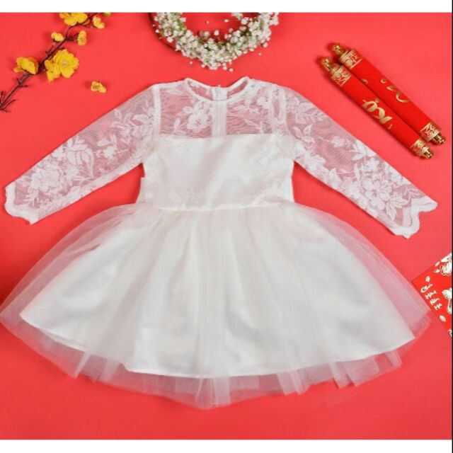 [Sale off] Đầm ren Next bé gái