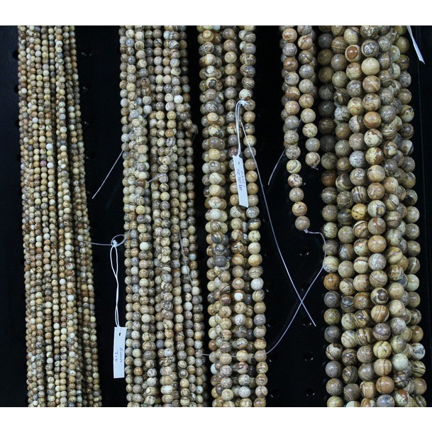 Chuỗi Hạt Đá Tròn Bằng Đá Tự Nhiên Màu Sắc Sặc Sỡ Kích Thước 4/6/8/10/12mm Dùng Làm Đồ Trang Sức