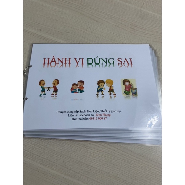 Học liệu hành vi đúng sai