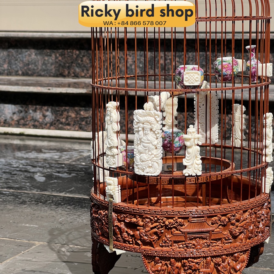 Puteh bird cage - Eight immortal design - P1689