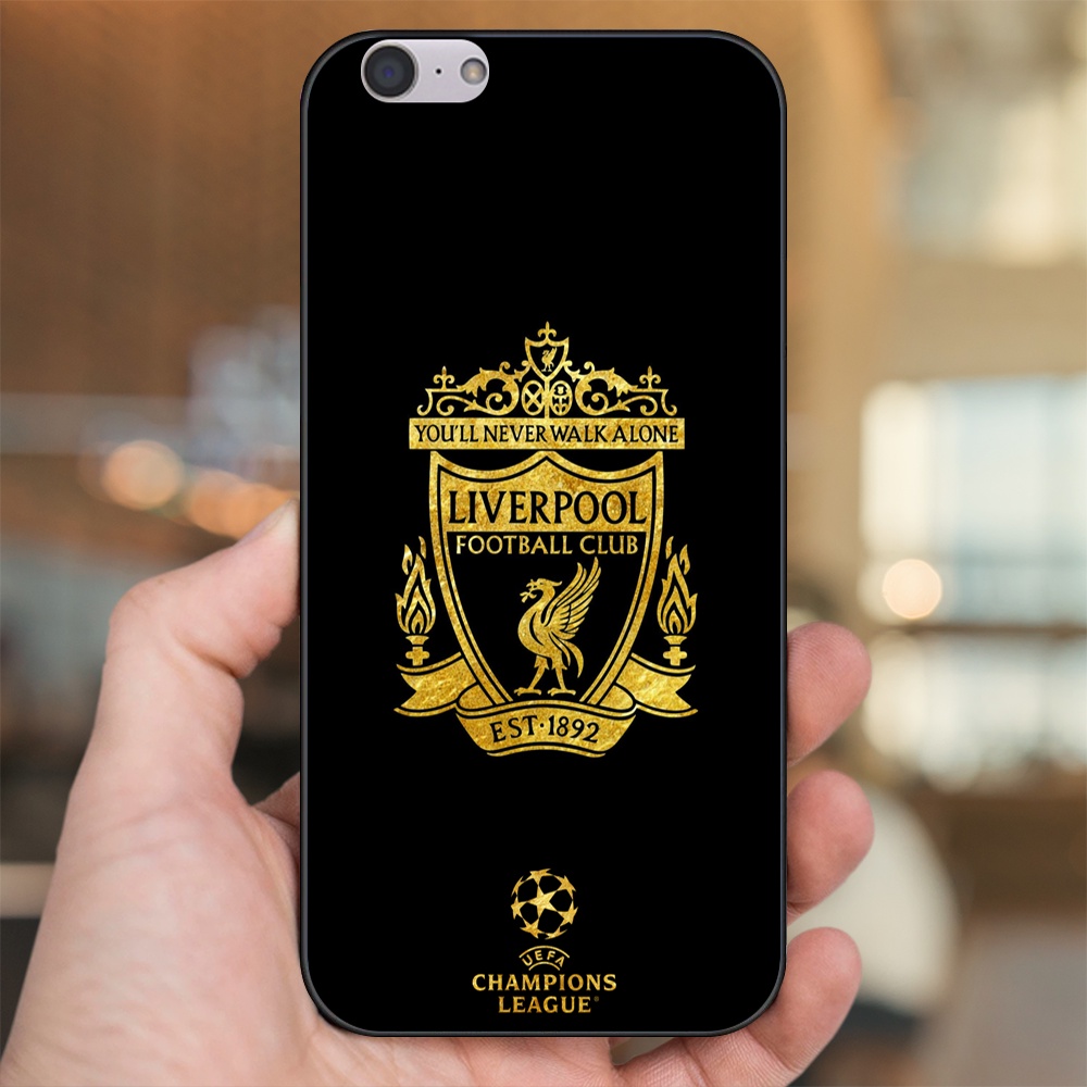 Ốp lưng Oppo A39, F3 Lite viền đen in hình Liverpool FC
