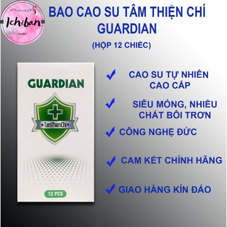 Bao cao su Guardian Tâm Thiện Chí 12 chiếc