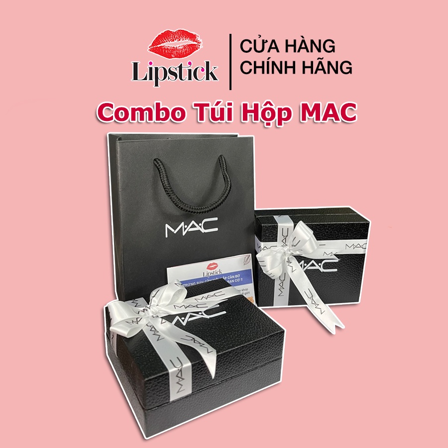 Hộp Quà , Túi Hãng MAC kèm thiệp làm quà tặng,phụ kiện cho son MAC