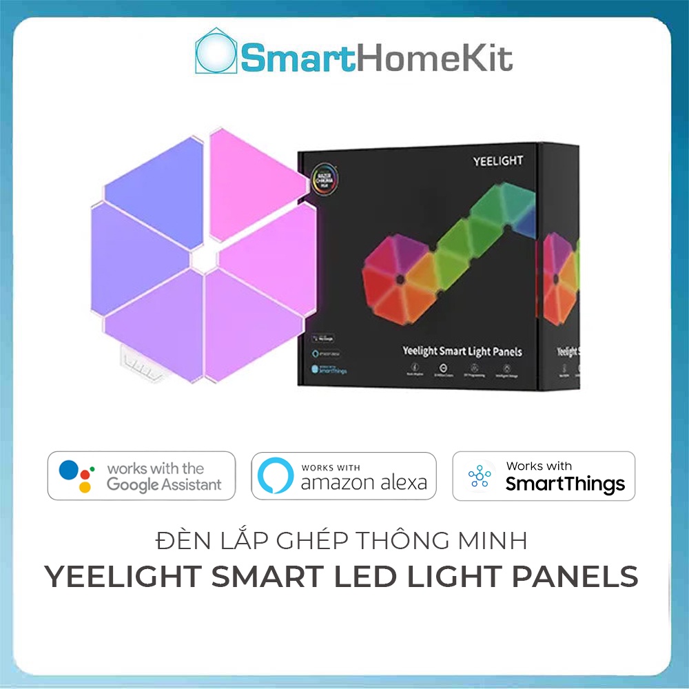 Đèn Led lắp ghép thông minh - Yeelight Smart Light Panels, RGB 16 triệu màu