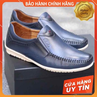GIÀY LƯỜI DA BÒ CLARKS PATINA XANH TREND 2020